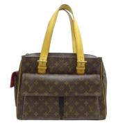 Pre-owned Fabric louis-vuitton-bags Louis Vuitton Vintage , Brown , Da...