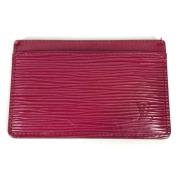 Pre-owned Leather wallets Louis Vuitton Vintage , Pink , Dames