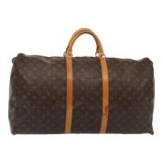 Pre-owned Canvas handbags Louis Vuitton Vintage , Brown , Dames