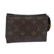 Pre-owned Canvas pouches Louis Vuitton Vintage , Brown , Dames