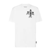 Uniek Heren T-shirt met Aadcmtk7786Pjy002N01 Ontwerp Philipp Plein , W...