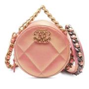 Pre-owned Leather chanel-bags Chanel Vintage , Pink , Dames