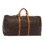 Pre-owned Canvas handbags Louis Vuitton Vintage , Brown , Dames