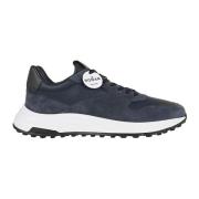 Blauwe Sneakers Stijlvolle Herenschoenen Hogan , Blue , Heren