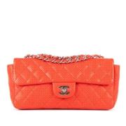 Pre-owned Leather shoulder-bags Chanel Vintage , Red , Dames