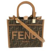 Pre-owned Fabric fendi-bags Fendi Vintage , Brown , Dames