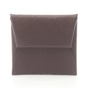 Pre-owned Leather wallets Hermès Vintage , Brown , Dames