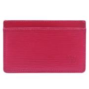 Pre-owned Fabric wallets Louis Vuitton Vintage , Pink , Dames