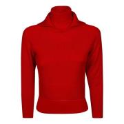 Dubbelgebreide Top Victoria Beckham , Red , Dames