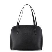 Pre-owned Leather louis-vuitton-bags Louis Vuitton Vintage , Black , D...