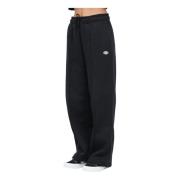 Mapleton Straight Zwarte Sportbroek Dickies , Black , Dames