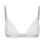 Sportieve Witte Triangel Beha Dsquared2 , White , Dames