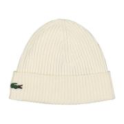 Witte wollen baret hoed unisex Lacoste , Beige , Unisex