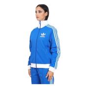 Beckenbauer Zip Sweatshirt Adidas Originals , Blue , Dames