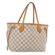 Pre-owned Canvas shoulder-bags Louis Vuitton Vintage , White , Dames