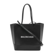 Pre-owned Leather totes Balenciaga Vintage , Black , Dames