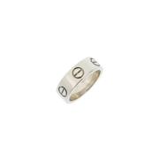 Pre-owned White Gold rings Cartier Vintage , Gray , Dames