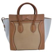 Pre-owned Leather handbags Celine Vintage , Brown , Dames