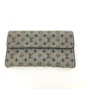 Pre-owned Fabric wallets Louis Vuitton Vintage , Blue , Dames