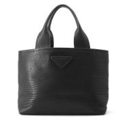 Pre-owned Leather prada-bags Prada Vintage , Black , Dames