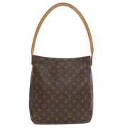 Pre-owned Canvas louis-vuitton-bags Louis Vuitton Vintage , Brown , Da...