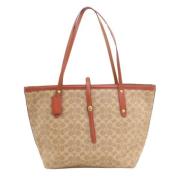 Pre-owned Canvas totes Coach Pre-owned , Beige , Dames