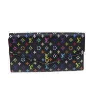 Pre-owned Canvas wallets Louis Vuitton Vintage , Black , Dames