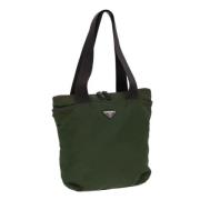 Pre-owned Nylon prada-bags Prada Vintage , Green , Dames