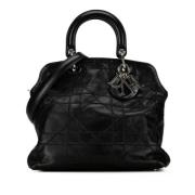 Pre-owned Leather dior-bags Dior Vintage , Black , Dames