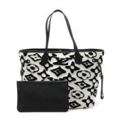 Pre-owned Canvas totes Louis Vuitton Vintage , Black , Dames