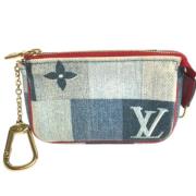 Pre-owned Denim wallets Louis Vuitton Vintage , Blue , Dames