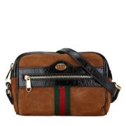 Pre-owned Leather gucci-bags Gucci Vintage , Brown , Dames