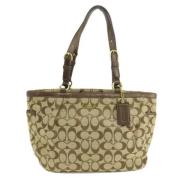 Pre-owned Canvas totes Coach Pre-owned , Brown , Dames