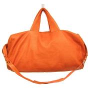 Pre-owned Leather prada-bags Prada Vintage , Orange , Dames