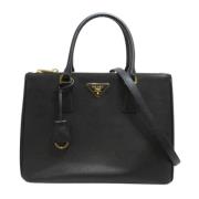 Pre-owned Leather prada-bags Prada Vintage , Black , Dames