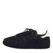 Pre-owned Leather sneakers Yohji Yamamoto Pre-owned , Black , Dames