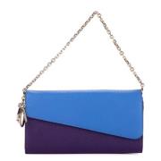 Pre-owned Leather pouches Dior Vintage , Purple , Dames