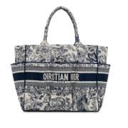 Pre-owned Canvas totes Dior Vintage , Blue , Dames