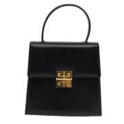 Pre-owned Leather handbags Givenchy Pre-owned , Black , Dames