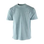 Blauw Katoenen T-shirt, Veelzijdige Garderobe Must-Have Autry , Blue ,...