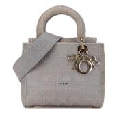 Pre-owned Canvas dior-bags Dior Vintage , Gray , Dames