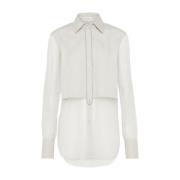 Elegante Overhemden Collectie Brunello Cucinelli , White , Dames