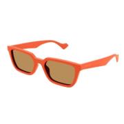 Stijlvolle zonnebril voor jouw look Gucci , Orange , Unisex