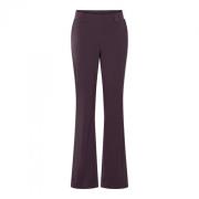 Flare Travel Broek Bordeaux &Co Woman , Purple , Dames