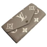 Pre-owned Canvas wallets Louis Vuitton Vintage , Beige , Dames