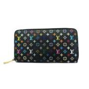 Pre-owned Fabric wallets Louis Vuitton Vintage , Black , Dames