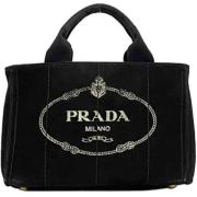 Pre-owned Fabric prada-bags Prada Vintage , Black , Dames