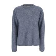 Kasjmier Grijs Sweater Pullover Semicouture , Gray , Dames