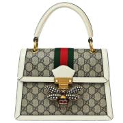 Pre-owned Canvas gucci-bags Gucci Vintage , Beige , Dames