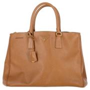 Pre-owned Leather prada-bags Prada Vintage , Brown , Dames